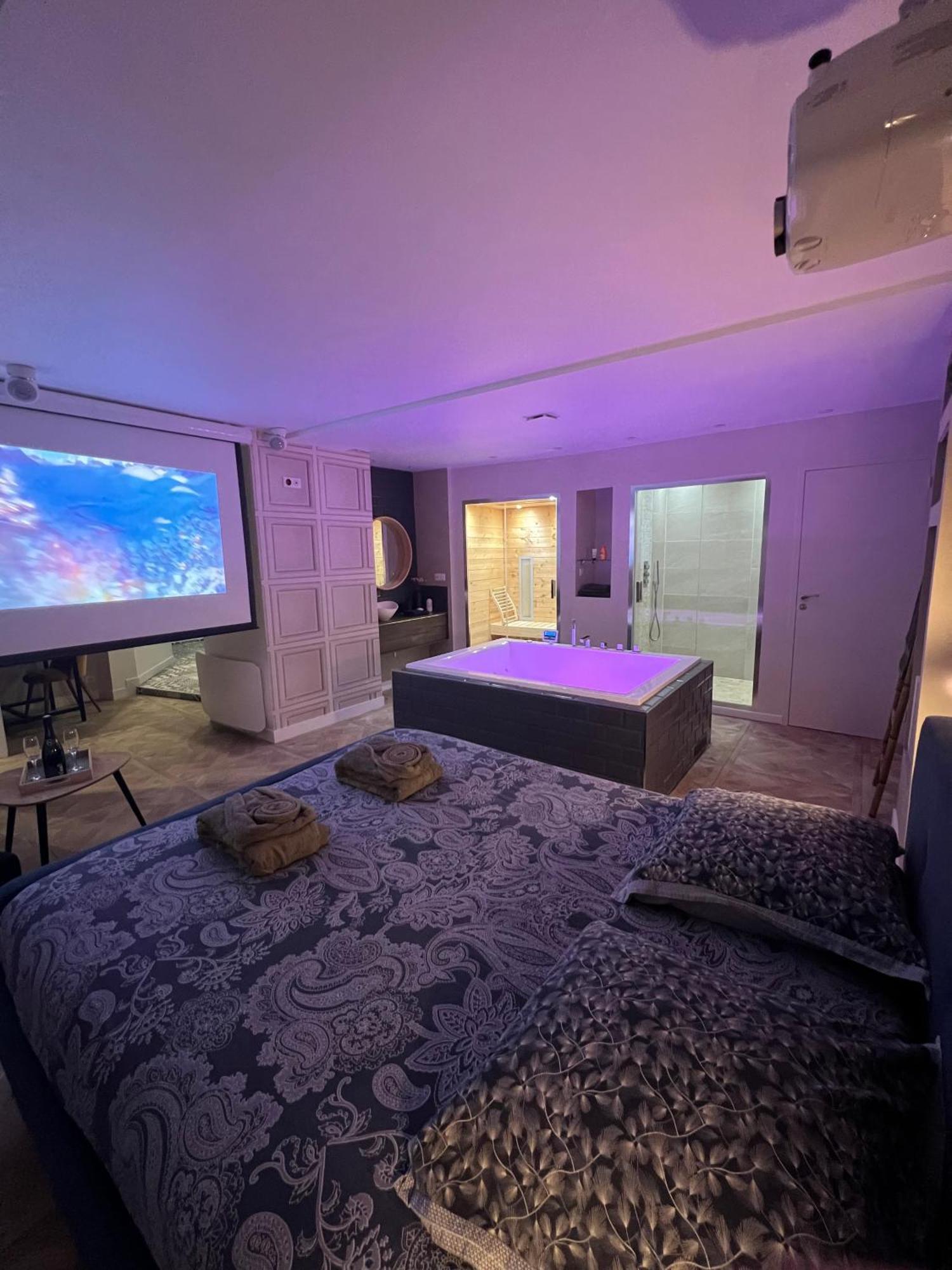 Appartement Avec Jacuzzi Sauna & Home Cinema - Nid D'Angers Bagian luar foto
