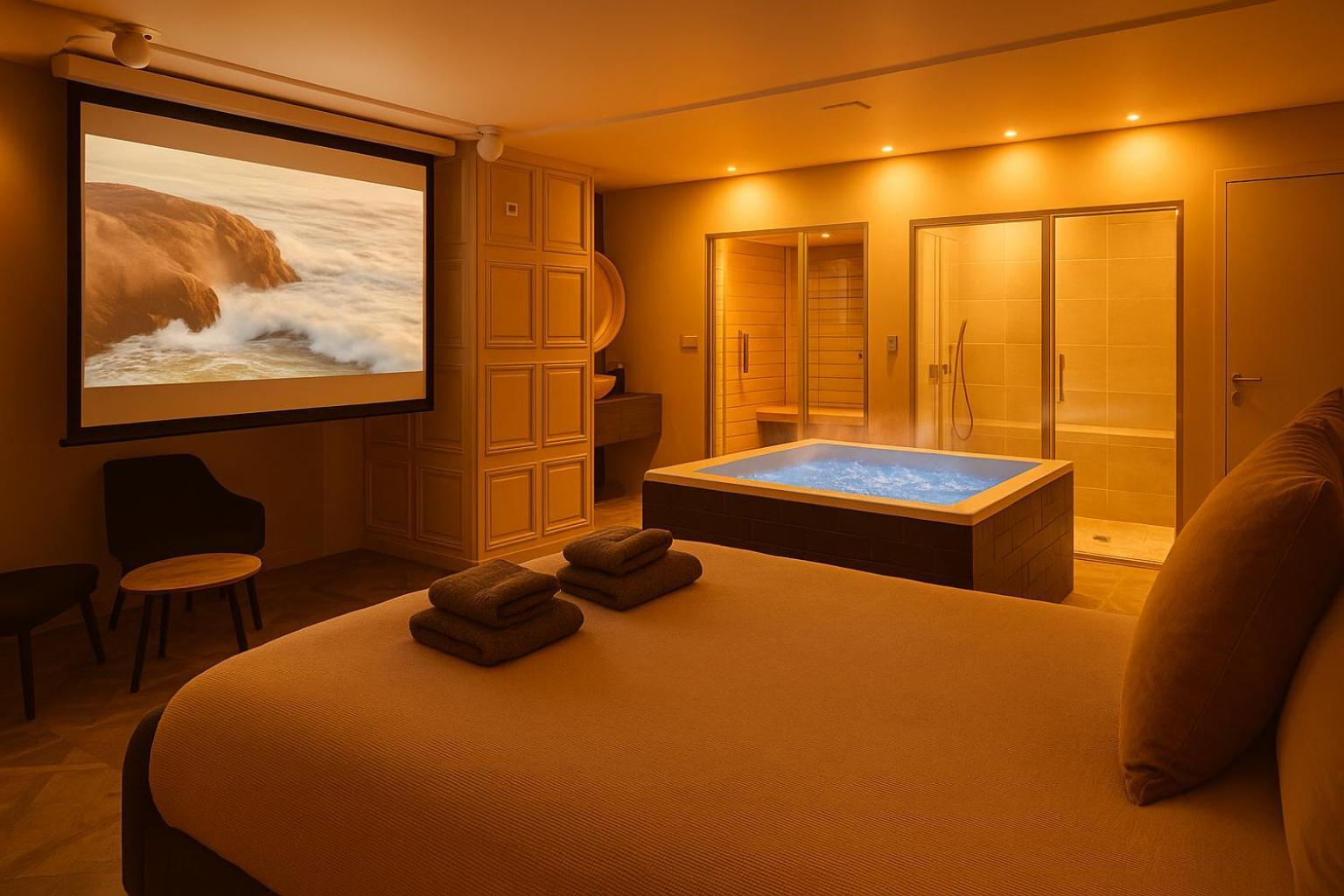 Appartement Avec Jacuzzi Sauna & Home Cinema - Nid D'Angers Bagian luar foto